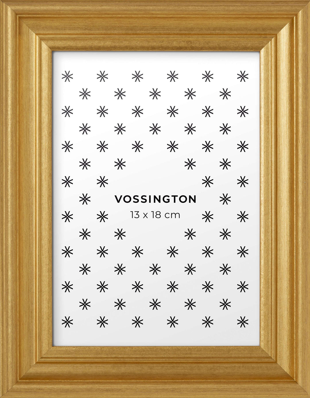 Vossington Marco de fotos decorativo dorado 50x70 cm - Oro