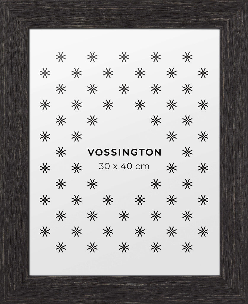 Vossington Marco de fotos fino de nogal 50x70 cm - Acabado con vetas de  madera - Moderno - Para