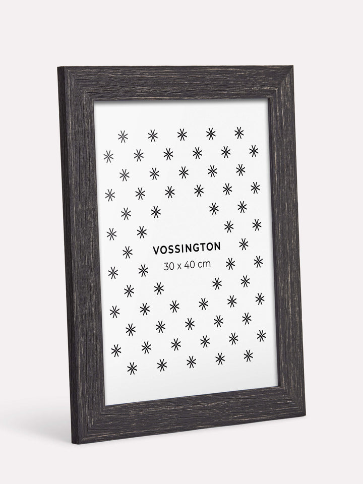 Rustic Frame, Black, 30x40 cm - Side view